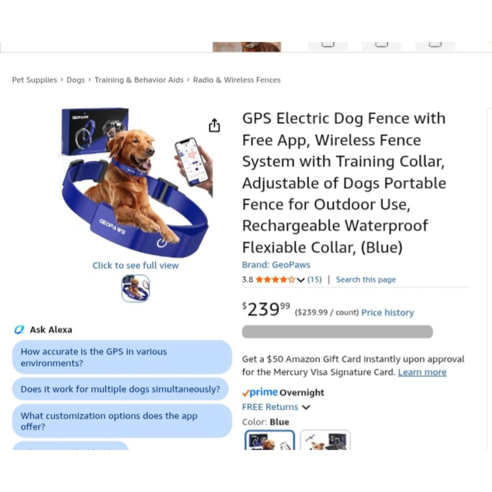 Geopaws GPS Electric Dog Fence